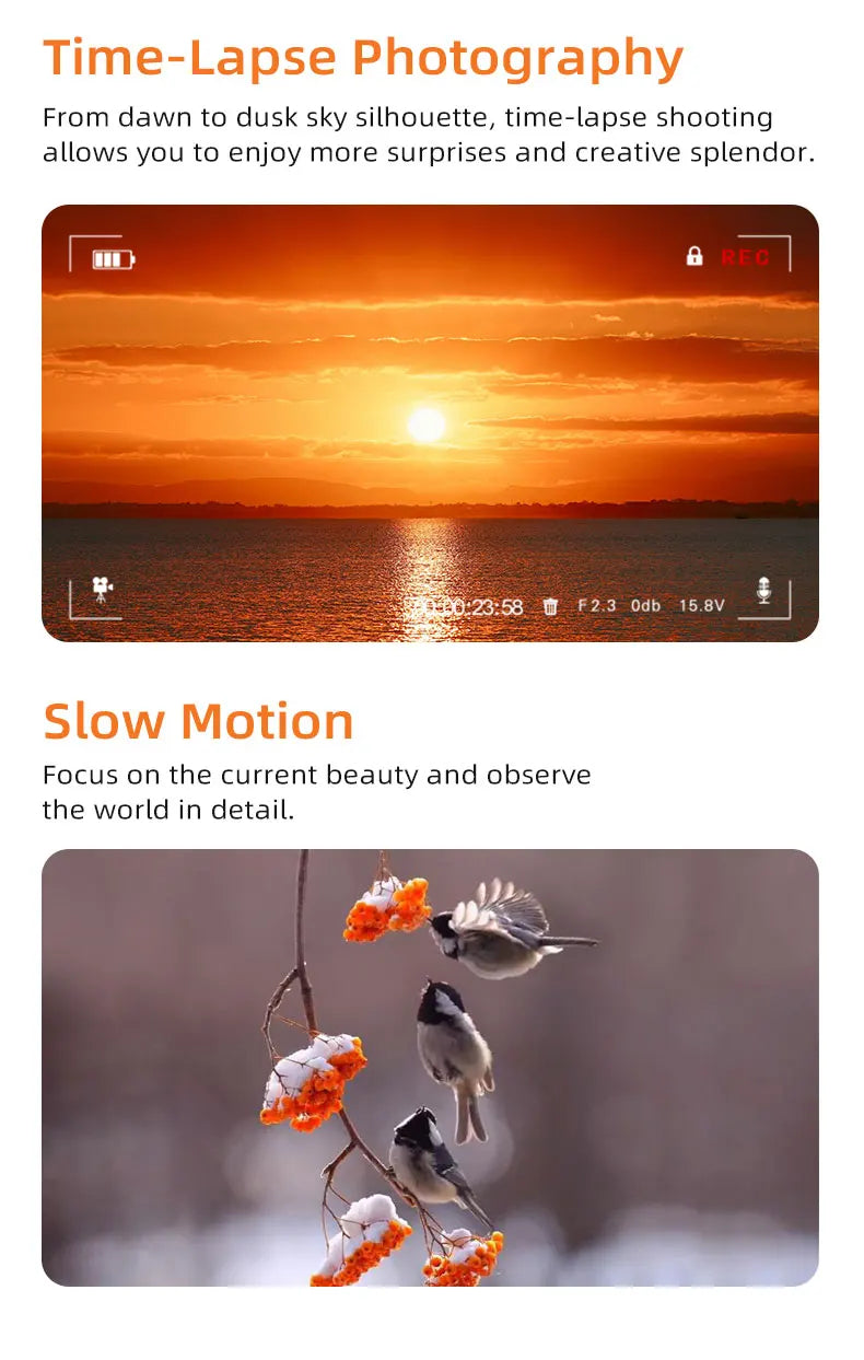 ORDRO M5 Action Camera 4k