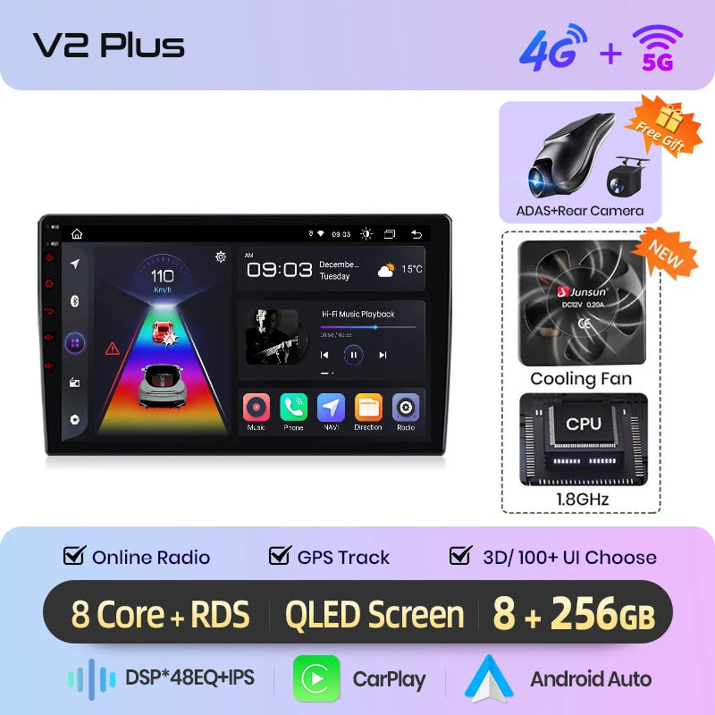 Junsun Wireless CarPlay Android Auto